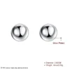 Solid Bead Ball Stud Earrings For Women