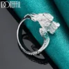 DOTEFFIL 925 Sterling Silver Dragon Ring Accessories adjustable