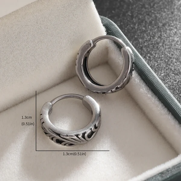 Retro Popular Hypoallergenic Earrings for Men Women Accessories Hypoallergenic