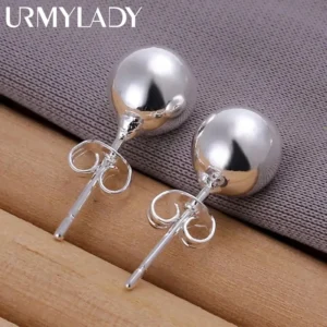 Fine stud earrings 925 sterling silver Accessories 925 silver