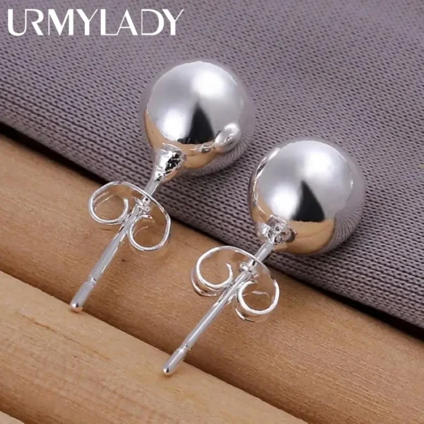 Fine stud earrings 925 sterling silver Accessories 925 silver